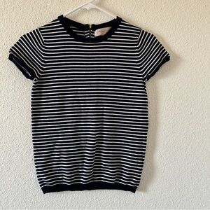 Philosophy Women’s Fine Knit Shirt XS Nautical Coastal Preppy Academia